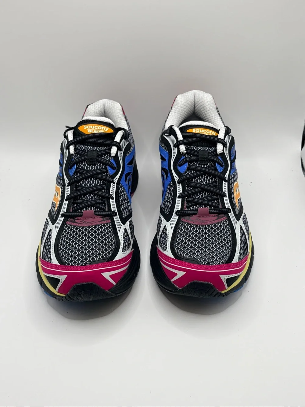 Saucony Women's Guide Running Shoes - Black, Pink, Blue, Yellow, Teal